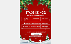 Stage Vacances de Noël